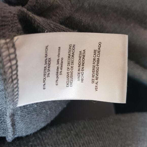 C. Wonder Women's Embroidered Time to Wine Down Grey Pullover Sweater(1762) - Picture 6 of 6